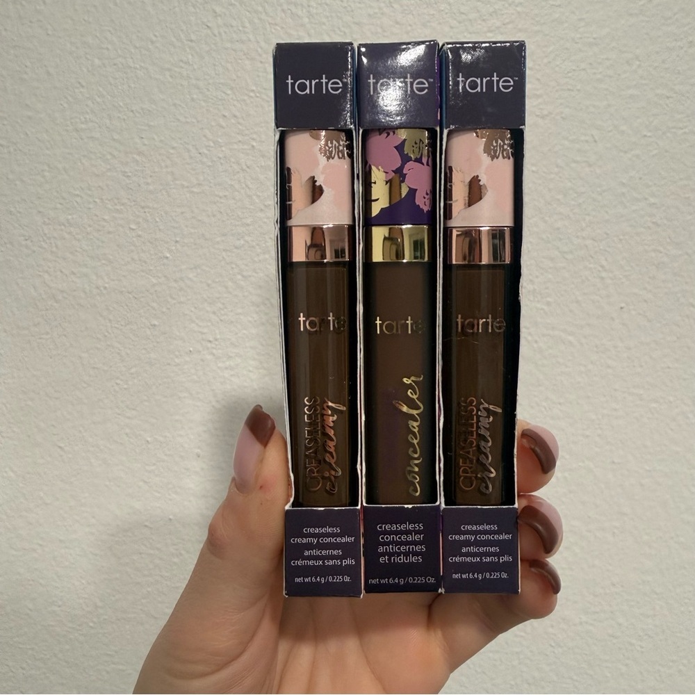 Tarte Creaseless Concealer 61G Espresso Golden Bundle of 3
